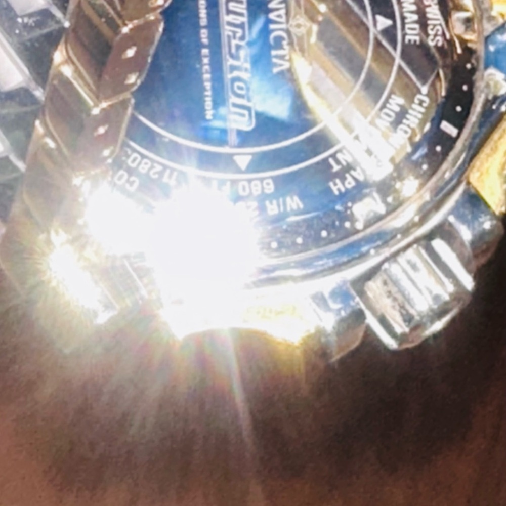 Invicta Reserve Excursion Gold and Silver High Polish watch. - Picture 10 of 17